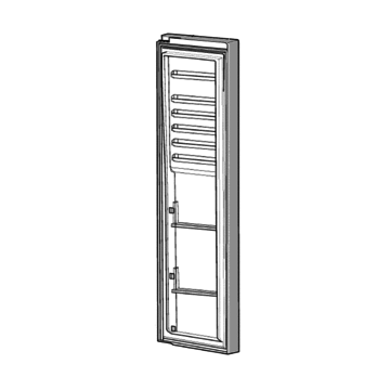 Door Food Compartment Silver
